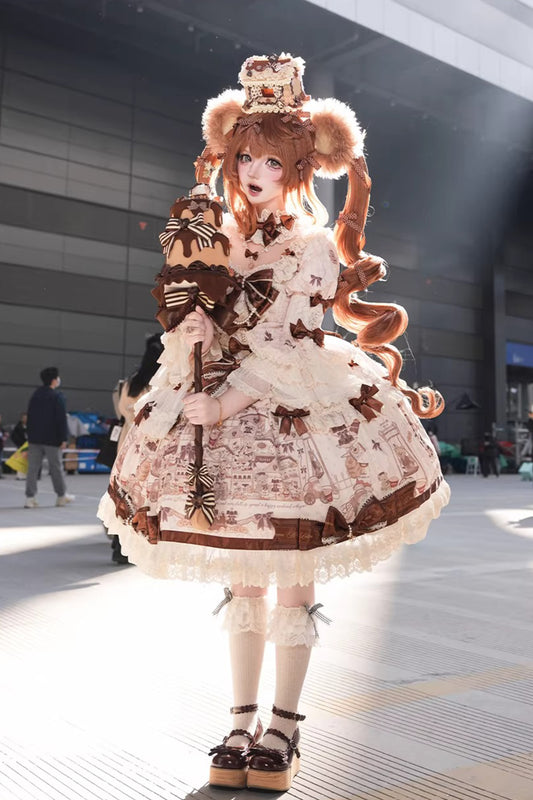 【受注予約~1/22】Bear Workshop ワンピース・ジャンパースカート・ブラウス【Dream Lolita】