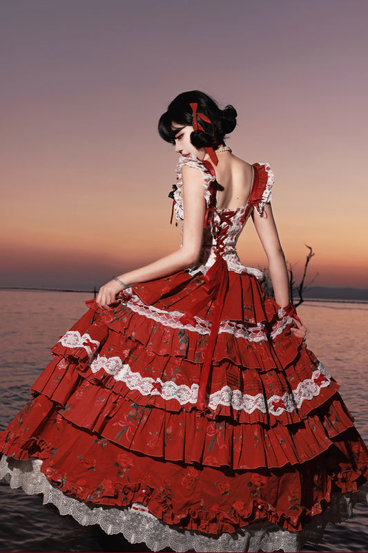 【受注予約~2/18】Little Rose ワンピース【signorina】