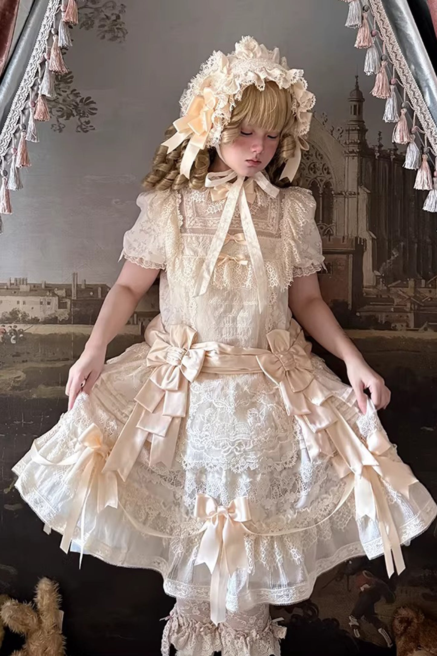 【受注予約~2/3】クロスドール ワンピース(タイプ2)【双生小熊】