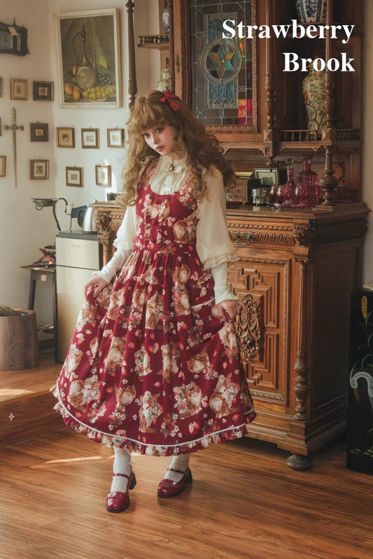 Strawberry Brook ワンピース・ジャンパースカート【Spring Flower Language】