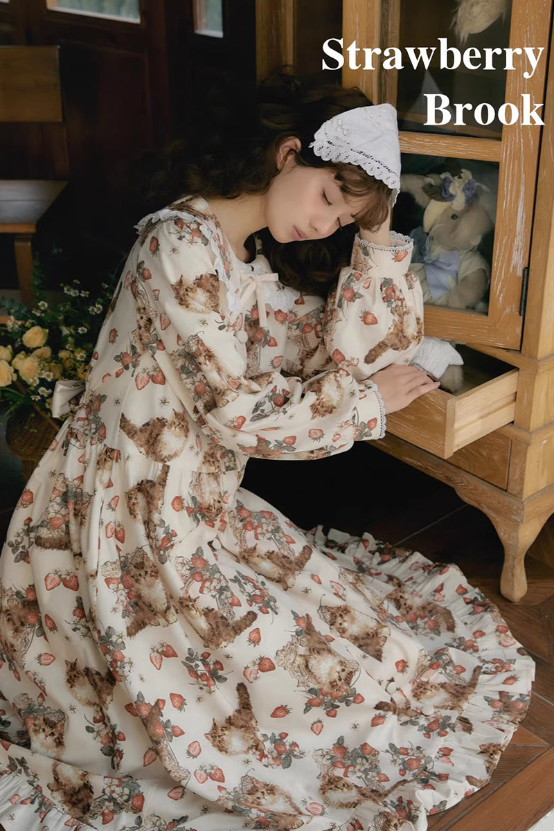Strawberry Brook ワンピース・ジャンパースカート【Spring Flower