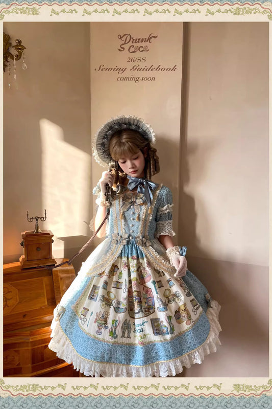 【受注予約~2/5】Sewing Guide ワンピース(タイプ1)【Drunk Coco】