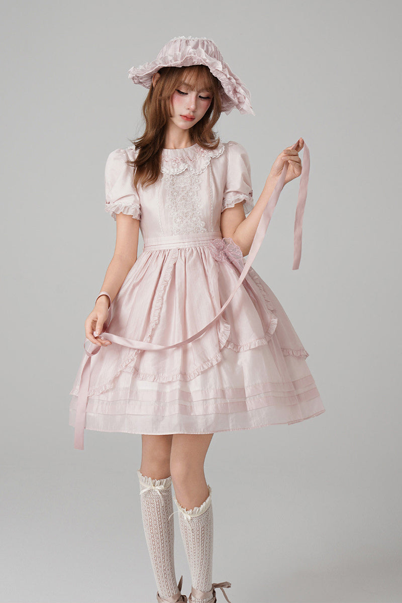 【受注予約~1/29】浮桜 ワンピース・ジャンパースカート【LizBird】