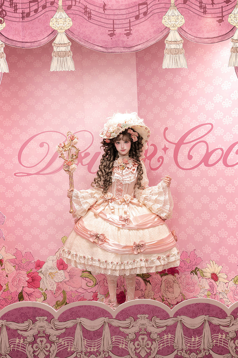 【受注予約~2/18】花のロンド ワンピース【Drunk Coco】