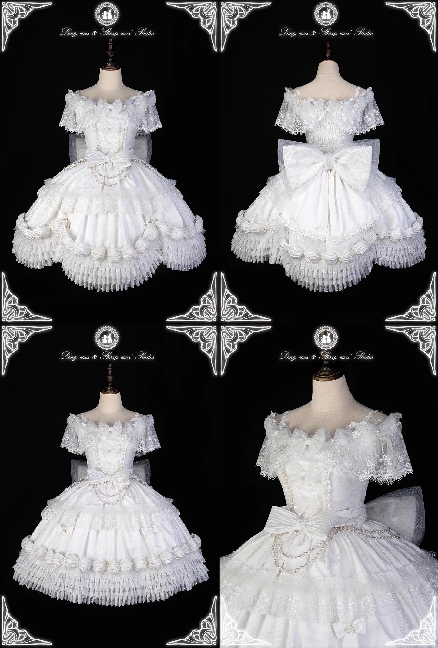 【受注予約~2/16】Wedding Cake フルセット【Long ears and Sharp ears】