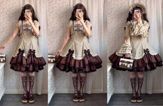 【受注予約~2/19】Jenny Cookies ワンピース【Aurora Borealis】