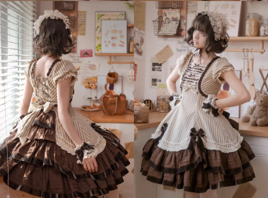 【受注予約~2/19】Jenny Cookies ワンピース【Aurora Borealis】