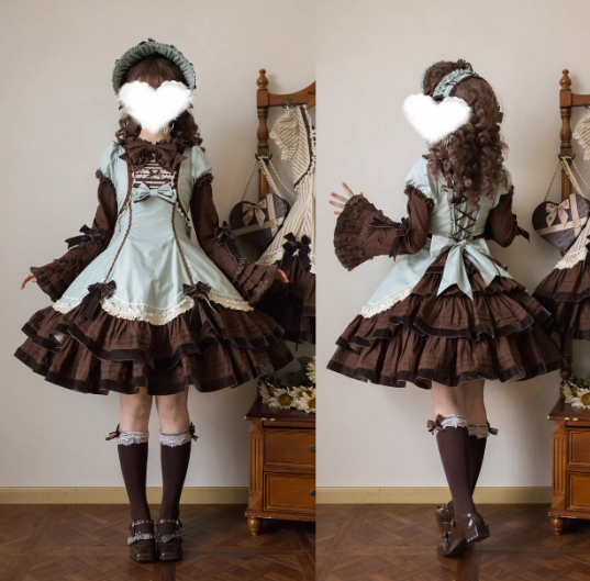【受注予約~2/19】Jenny Cookies ワンピース【Aurora Borealis】
