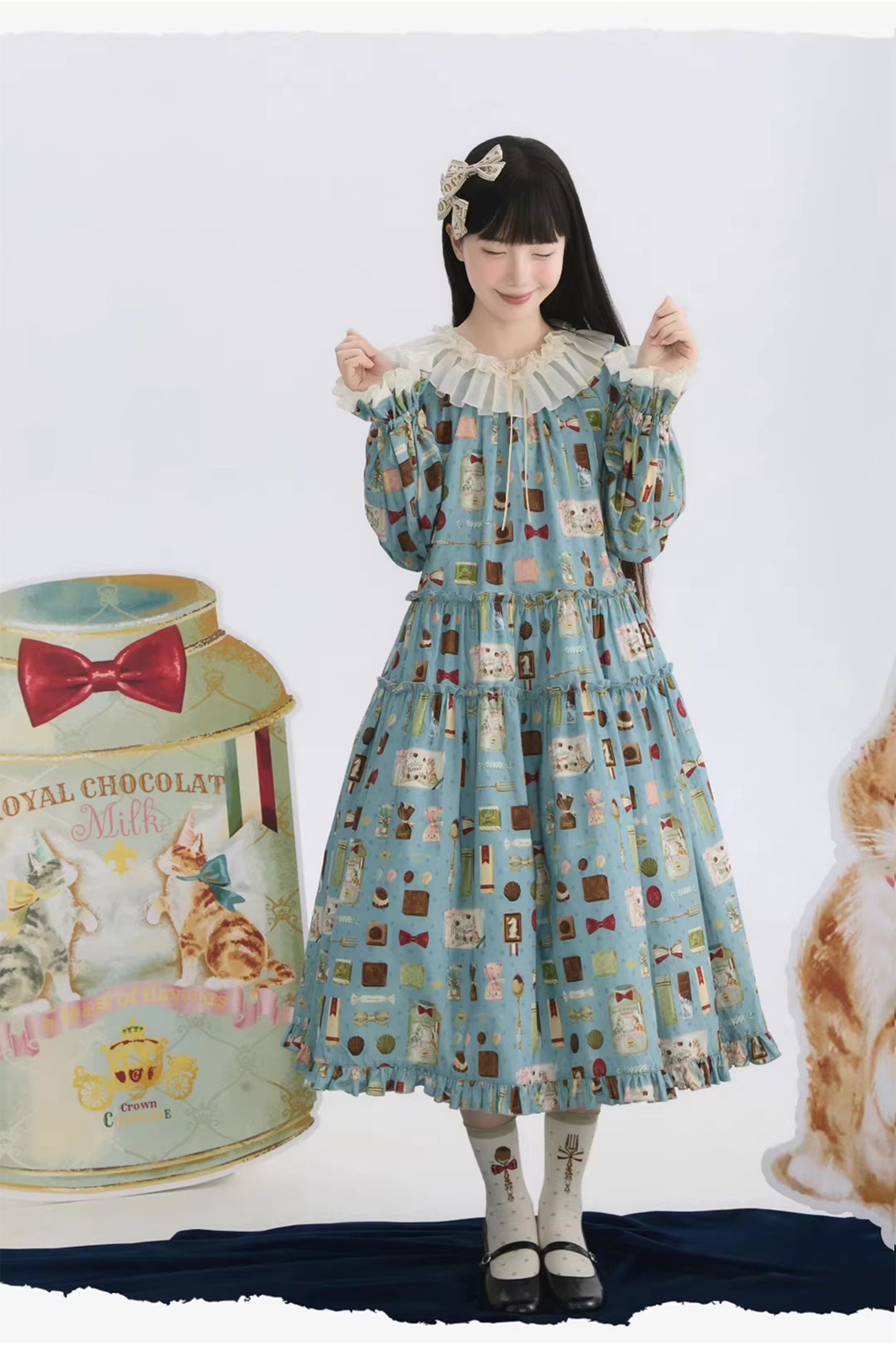 【受注予約~2/26】Chocolate ワンピース・トレーナー【YAMKAJO】