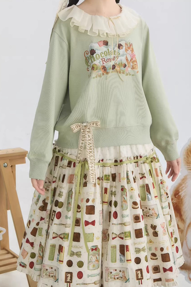 【受注予約~2/26】Chocolate ワンピース・トレーナー【YAMKAJO】