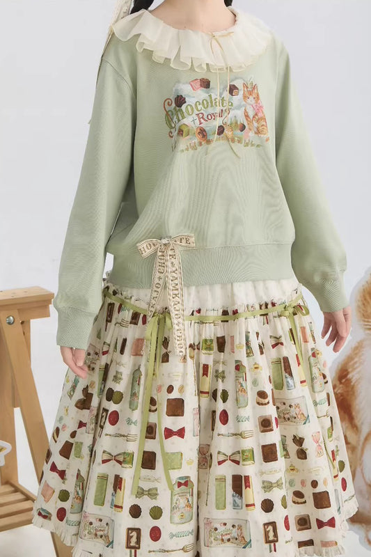 【受注予約~2/26】Chocolate ワンピース・トレーナー【YAMKAJO】