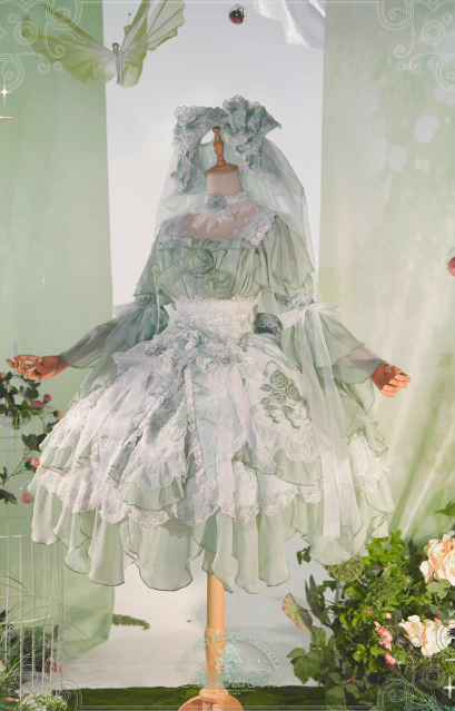 【受注予約~2/26】Rose Umbrella フルセット【Bramble Rose】