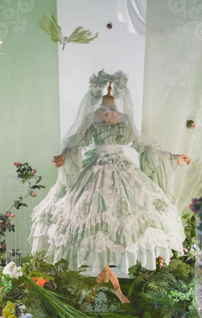 【受注予約~2/26】Rose Umbrella フルセット【Bramble Rose】