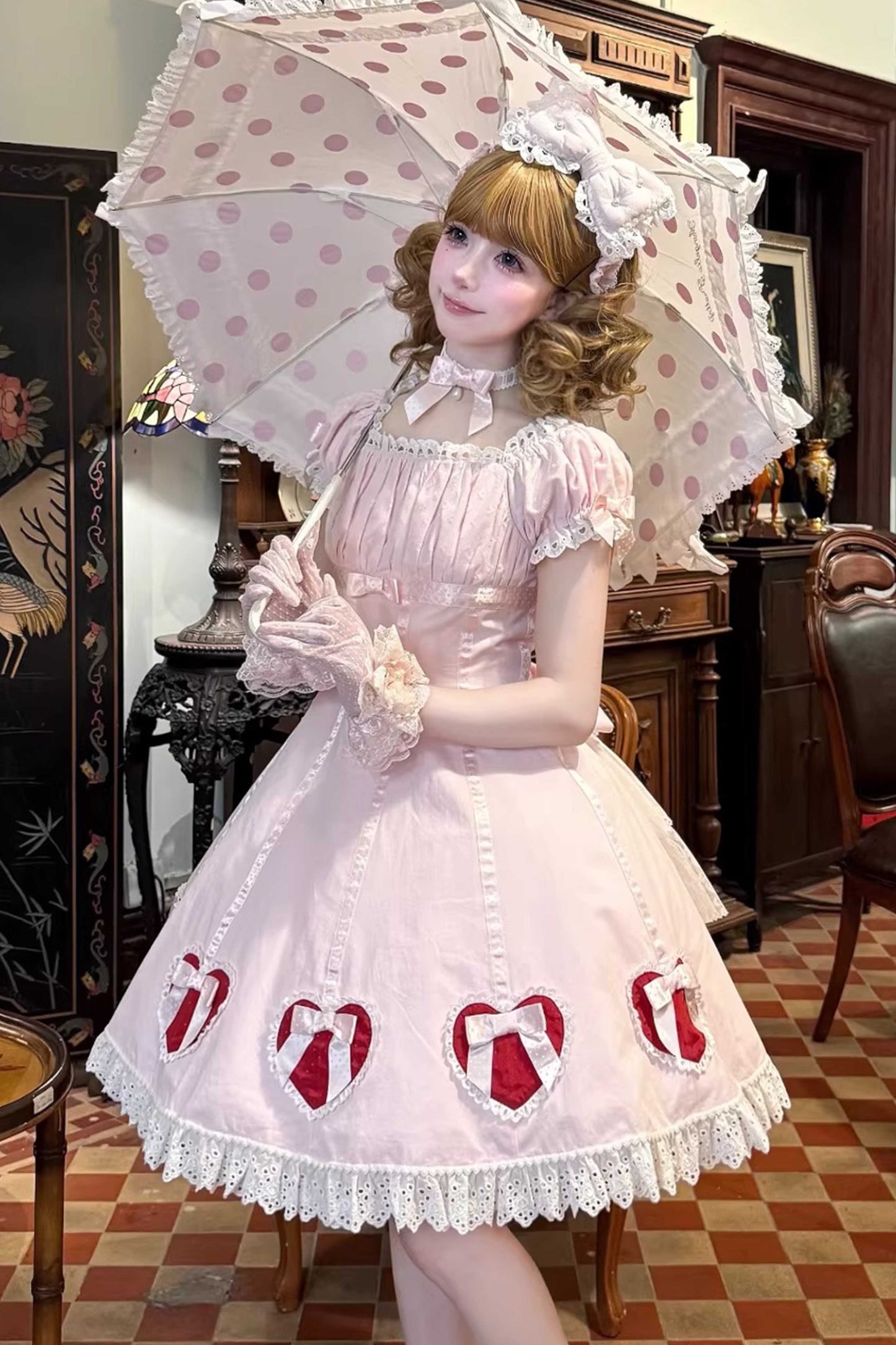 【受注予約~3/12】Lilith's Afternoon Tea ワンピース【小能熊】