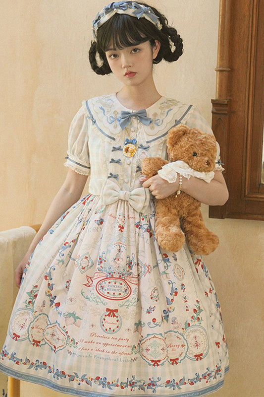 【受注予約~3/5】PorcelainTeaparty ワンピース【CEL】