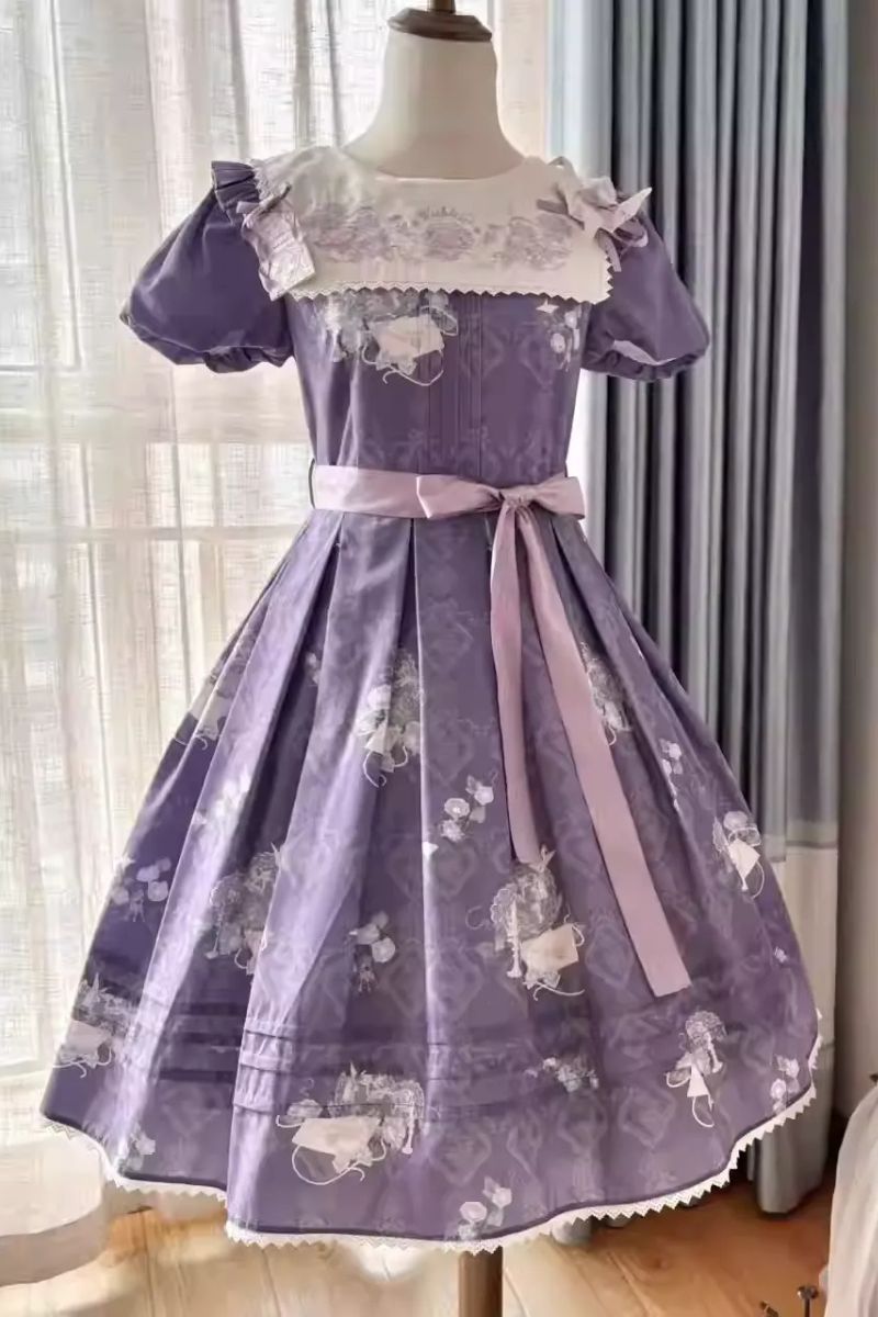 【受注予約~3/12】Morning Glory ワンピース【心愿清单】