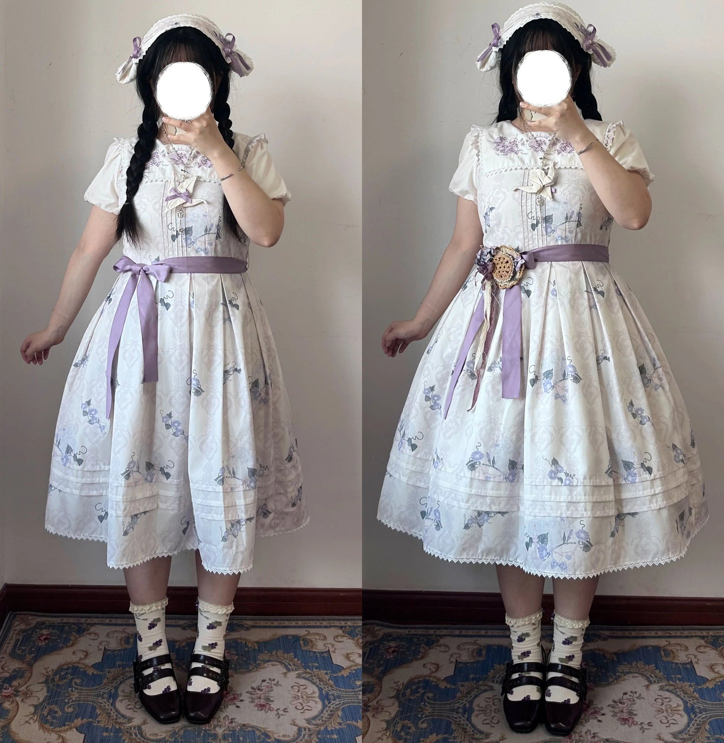 【受注予約~3/12】Morning Glory ワンピース【心愿清单】