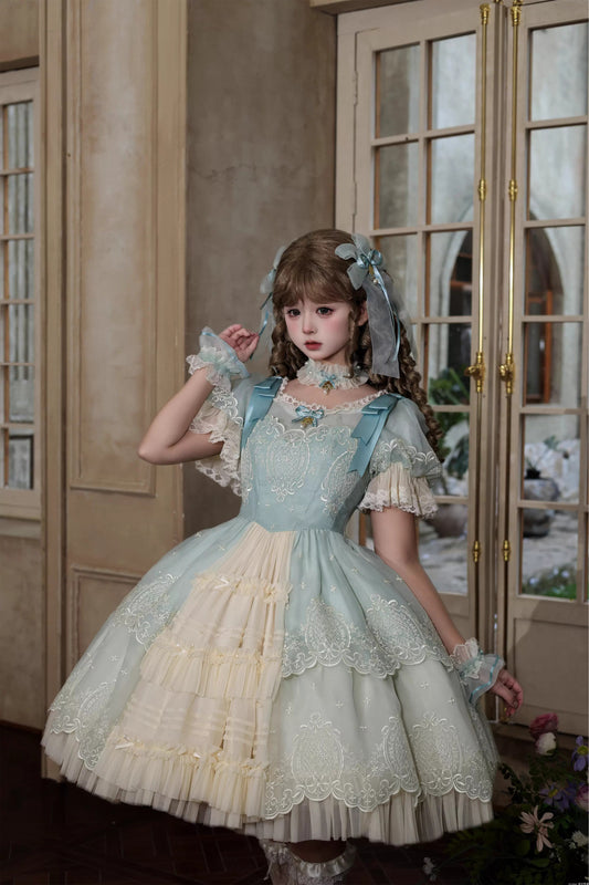 【受注予約~3/11】Butterfly Orchid Paper ワンピース【Unideer】