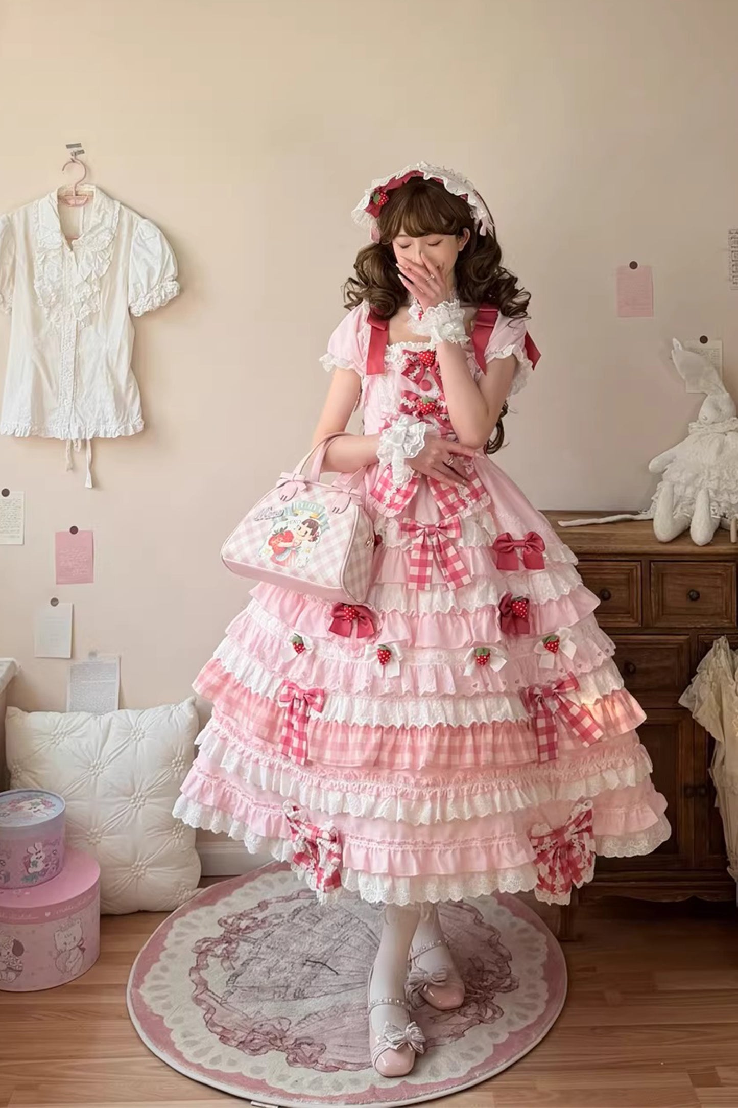 【受注予約~3/18】Berry Crepe ワンピース【Uncle's Workshop】