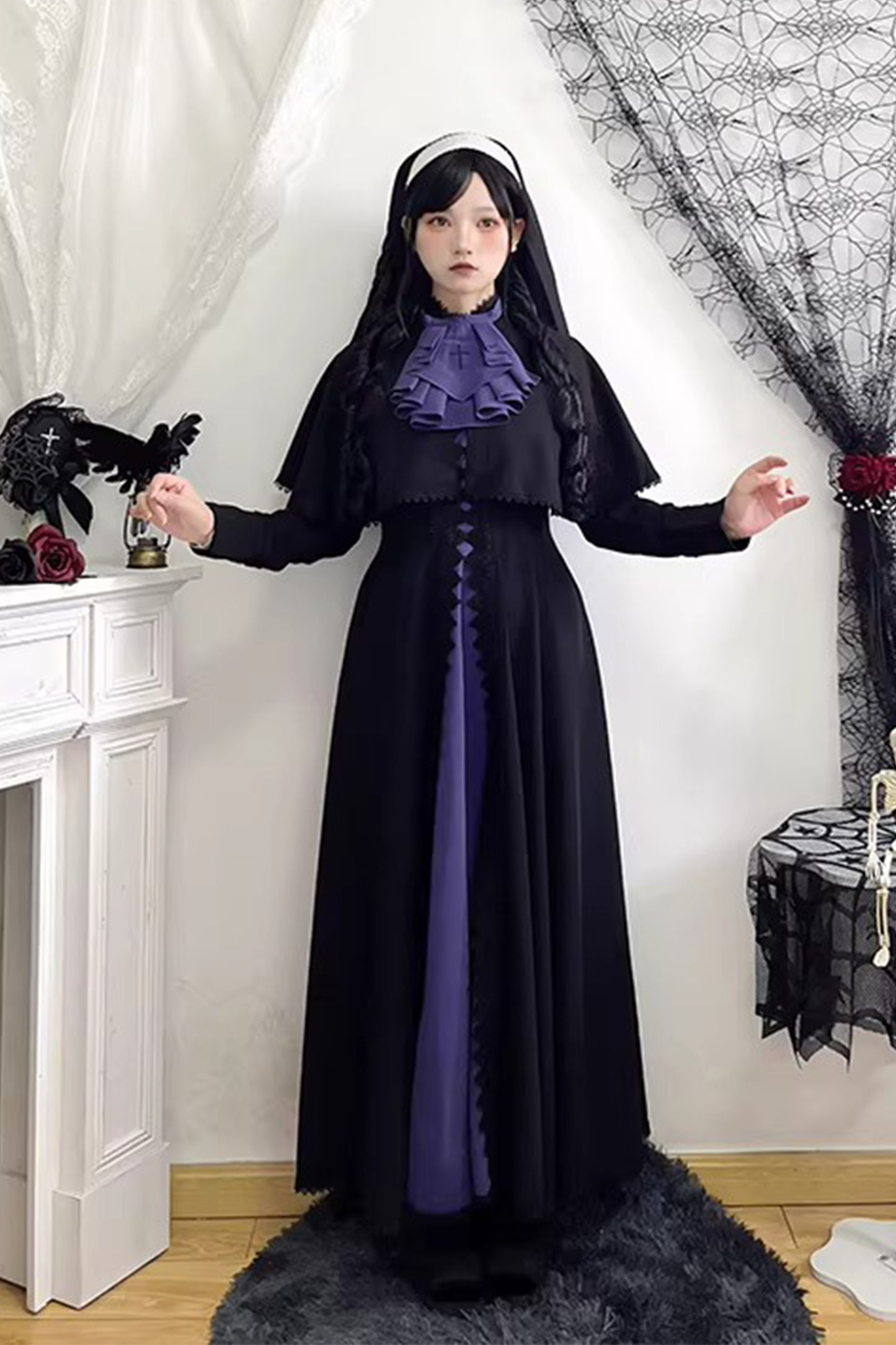 【受注予約~3/29】Antia's Prayer ワンピース(130cm丈)【Cherry Tart】