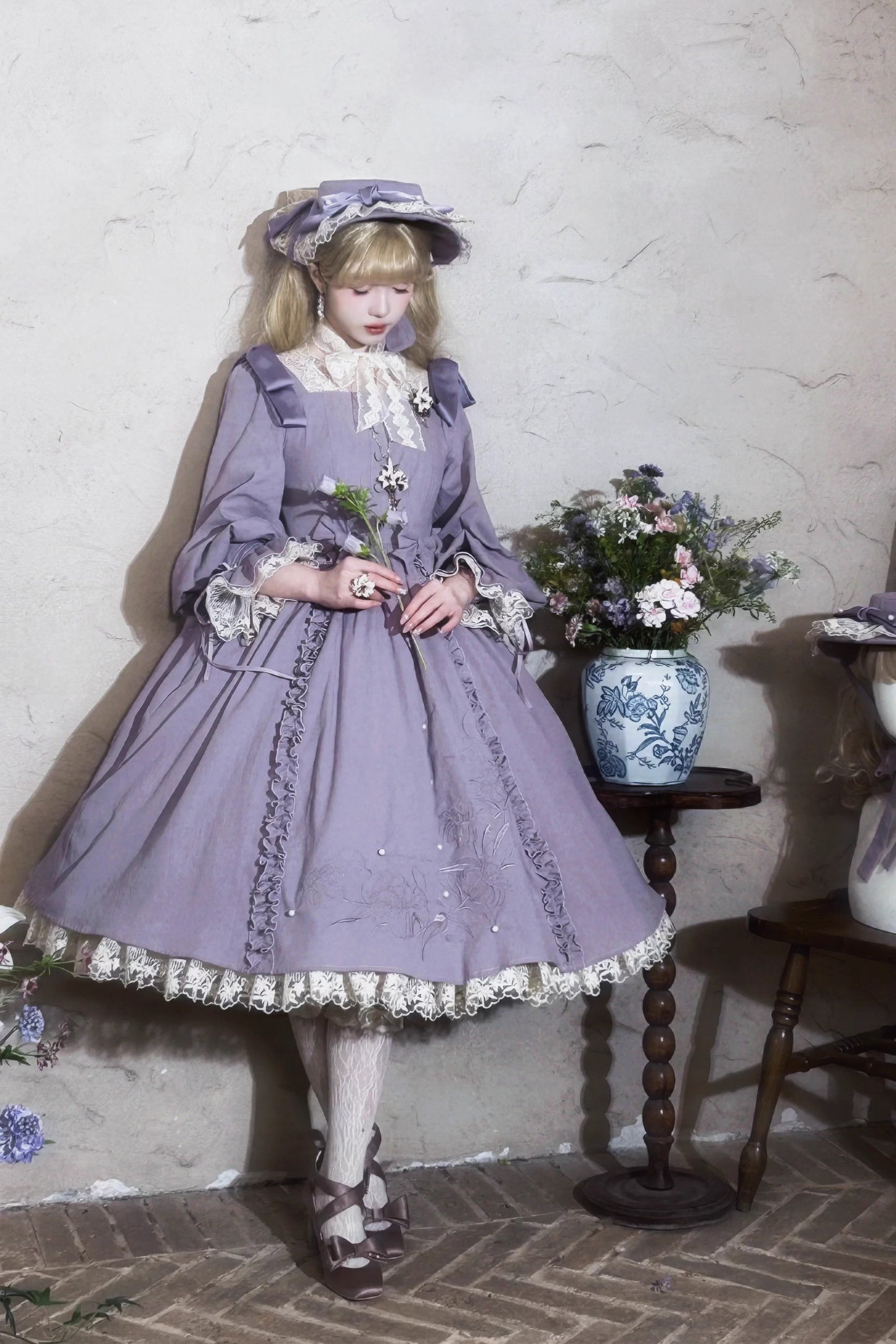 【受注予約~3/24】望月百合 ワンピース・インナースカート【ZJ Story】