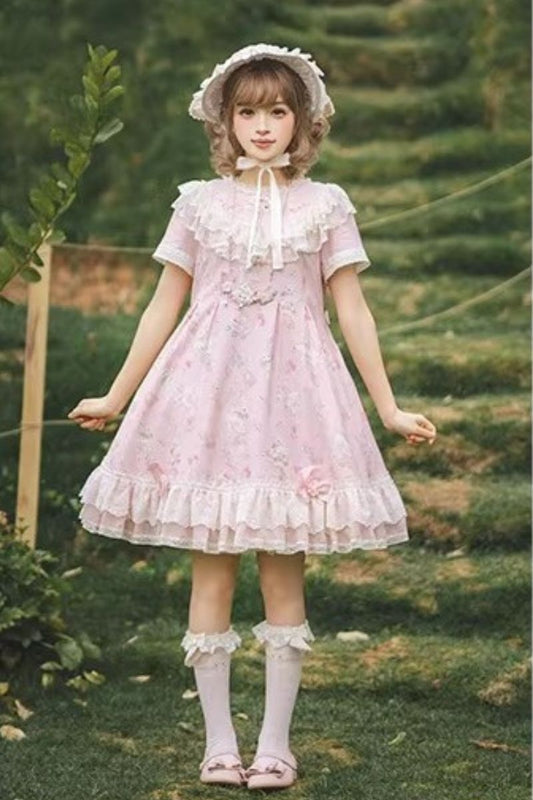 【受注予約~4/2】Sakura Sheep ワンピース【仲夏物語】