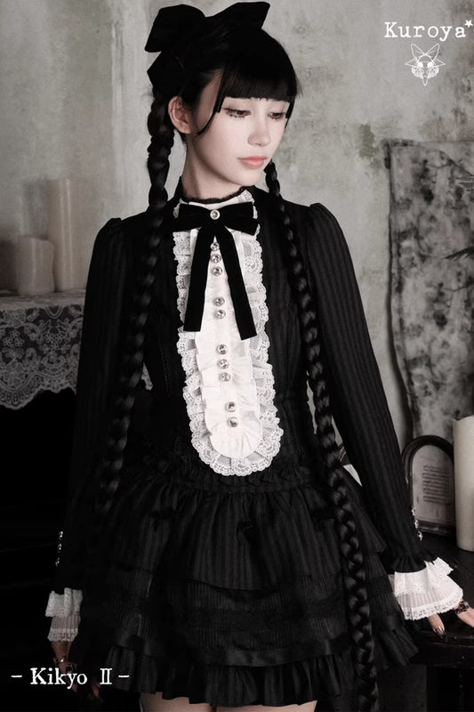 【受注予約~4/15】紙桔梗Ⅱ ワンピース【Kuroya】