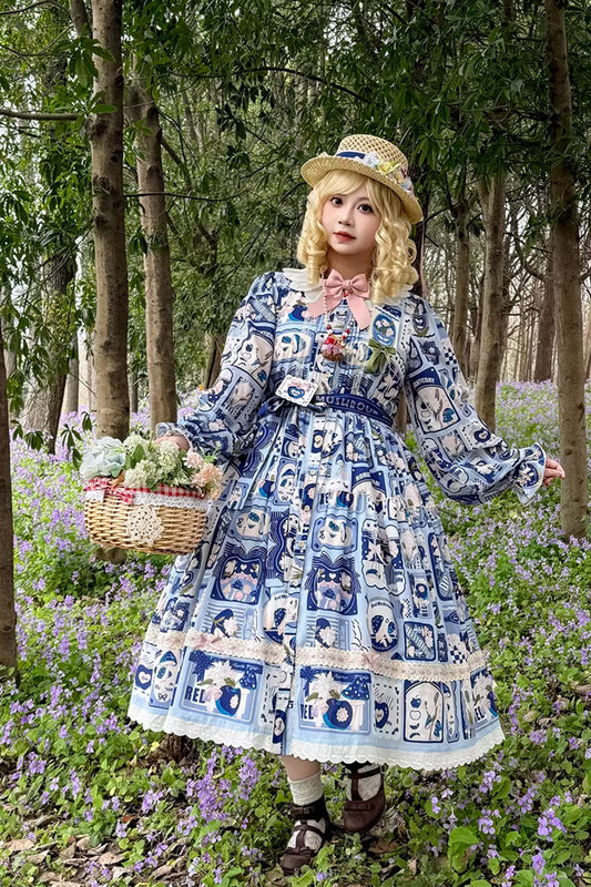 【受注予約~4/20】Assorted Mushrooms ワンピース【Miss Cube】