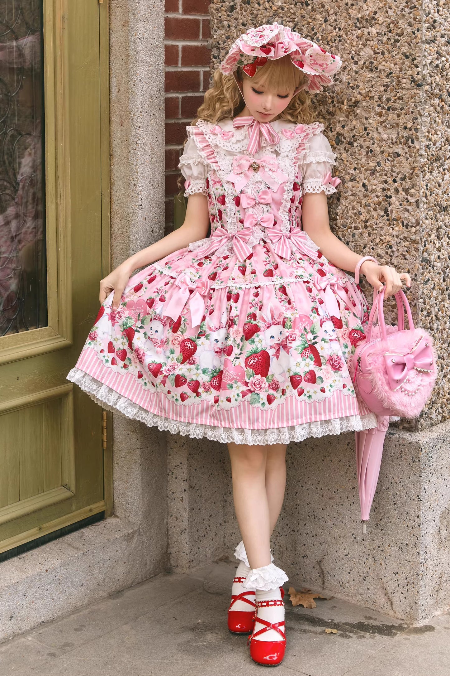 【受注予約~4/29】Strawberry Rabbit フルセット【Antique Doll】