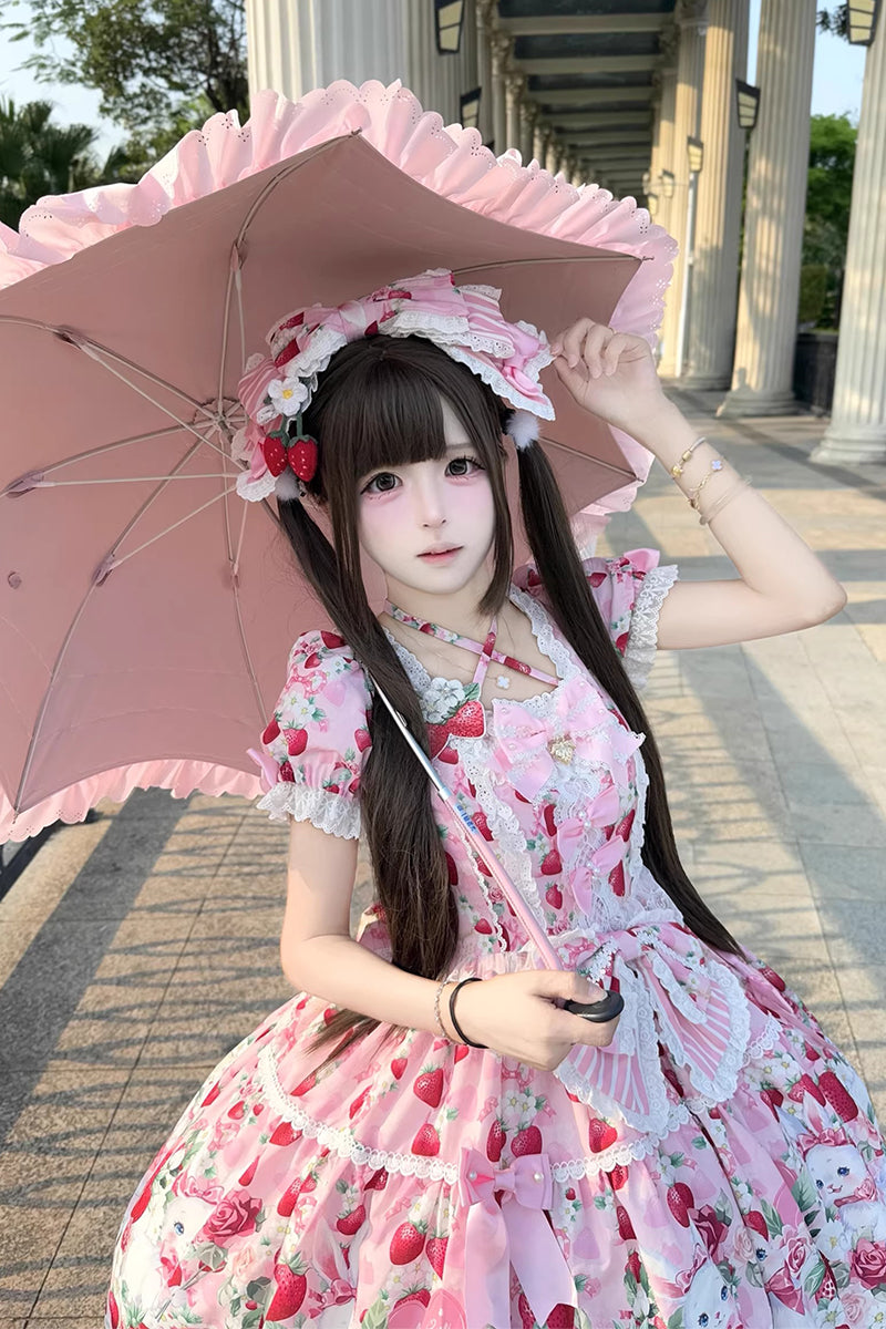 【受注予約~4/29】Strawberry Rabbit フルセット【Antique Doll】