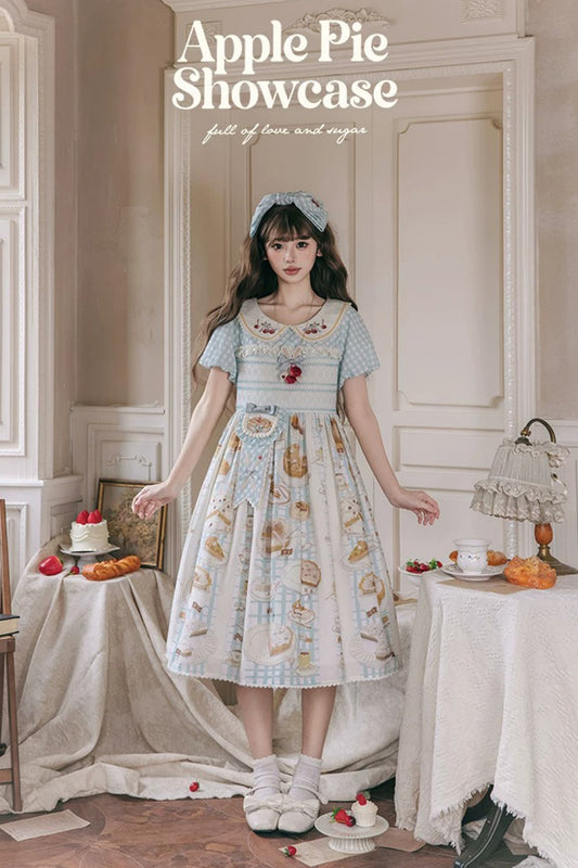 【受注予約~4/26】アップルパイの窓 2.0 ワンピース・スカート【NyaNya】