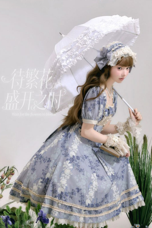 【受注予約~5/7】When the flowers to bloom ワンピース【Aurora Borealis】