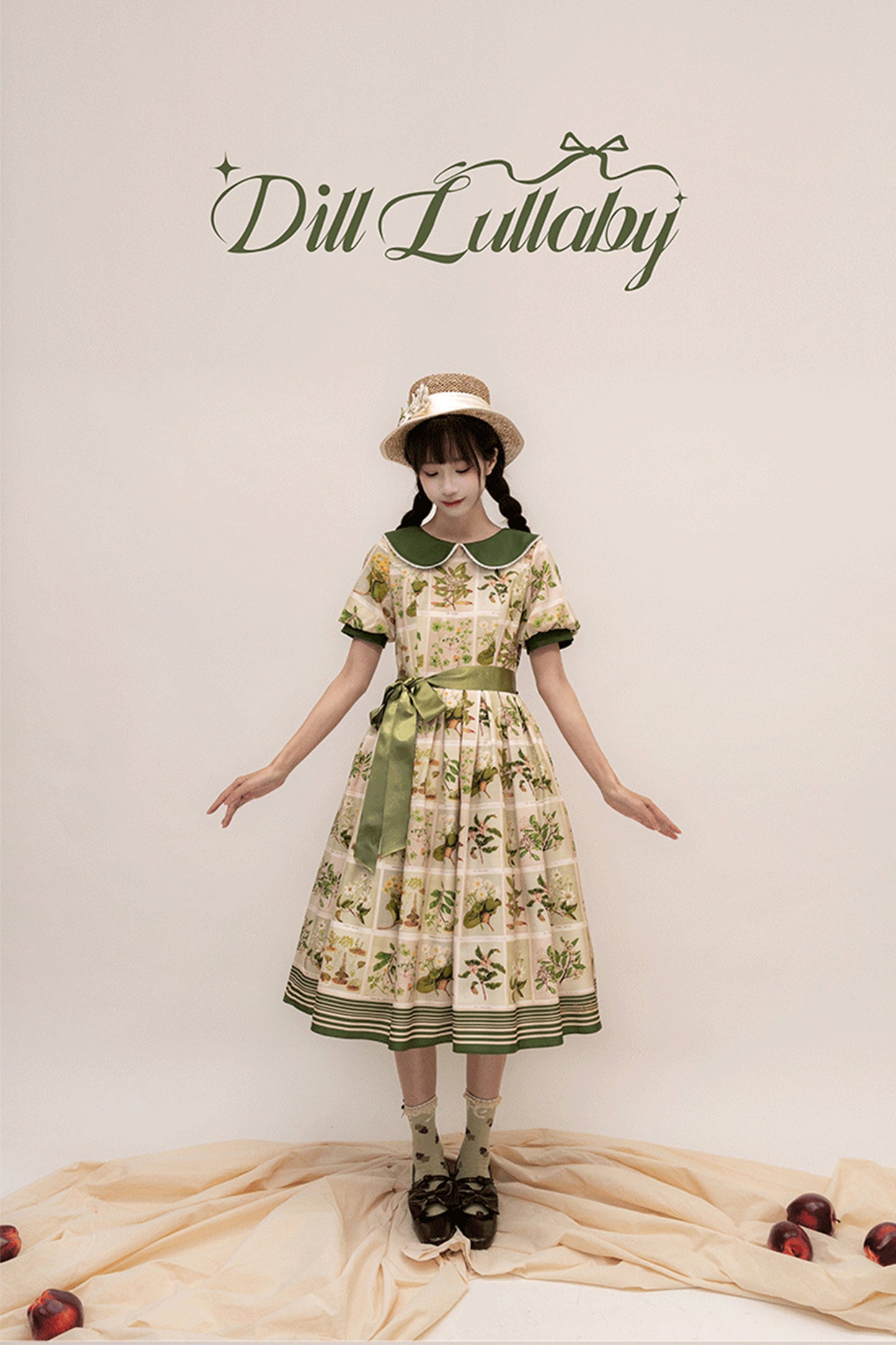 【受注予約~5/20】植物園 ワンピース、スカート【Dill Lullaby】