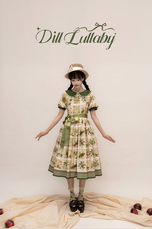 【受注予約~5/20】植物園 ワンピース、スカート【Dill Lullaby】
