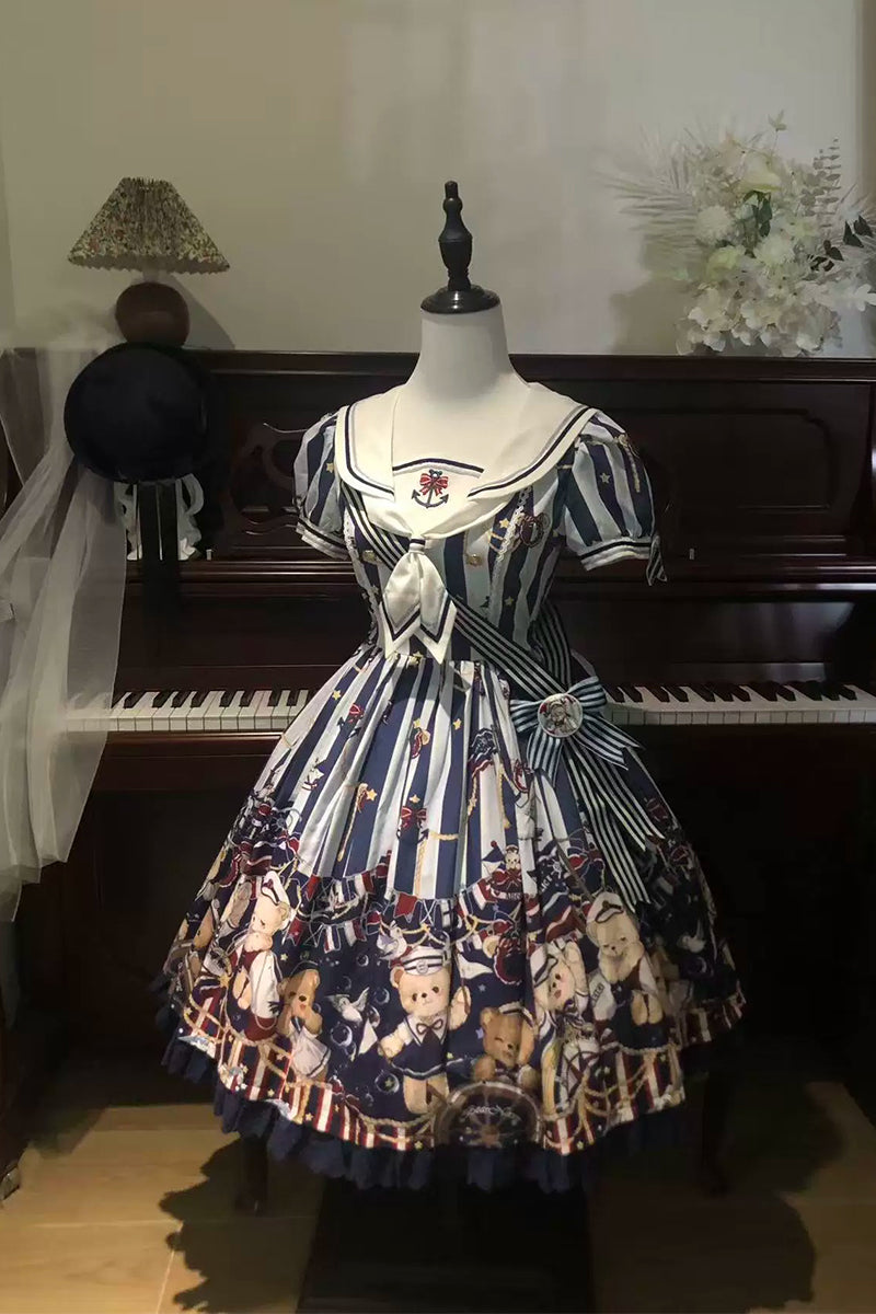 Marine Bear Kleid und Komplettset „Alice“