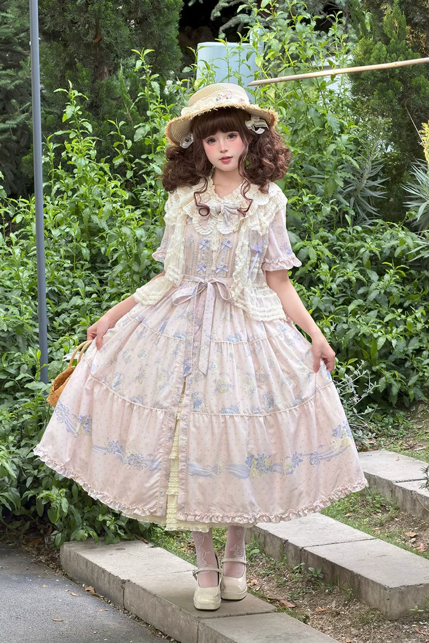 【受注予約~6/11】Blossom Lamb ワンピース(タイプ2)【Miss Point】