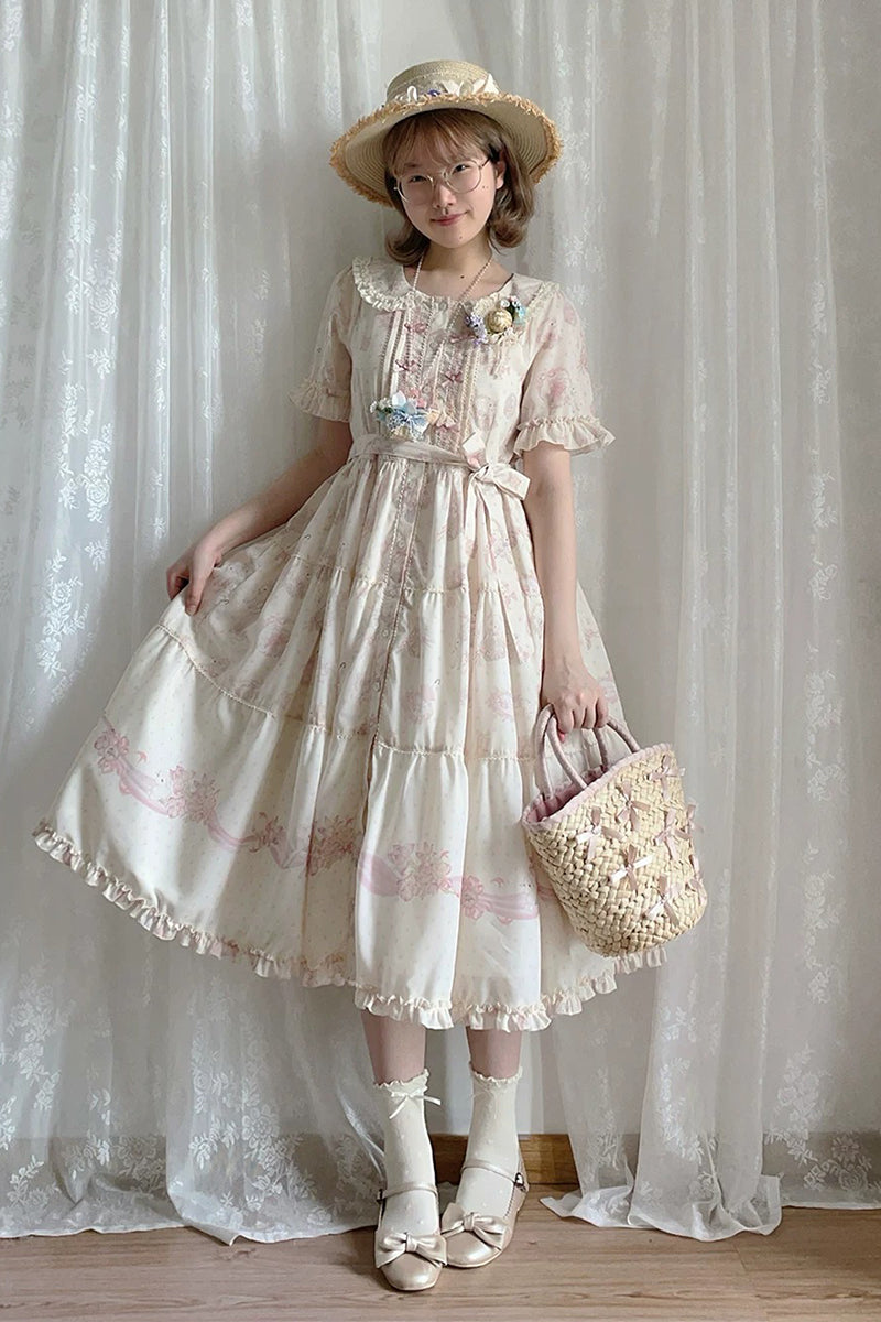 【受注予約~6/11】Blossom Lamb ワンピース(タイプ2)【Miss Point】