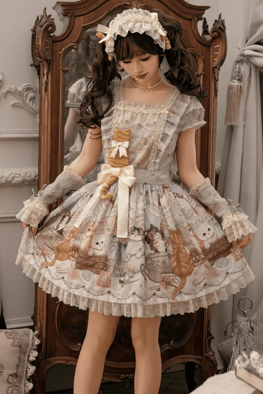 【受注予約~7/7】The Cats Vanity ワンピース【NyaNya】