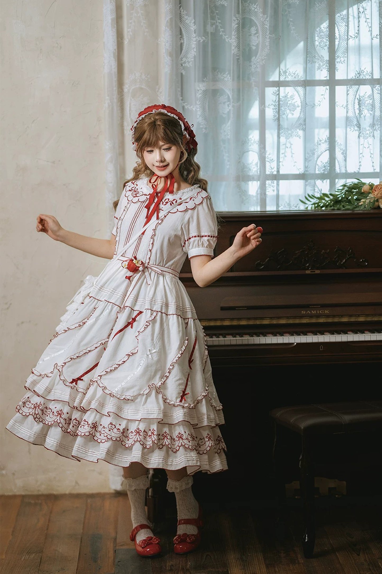 【受注予約~7/23】Orchard of the Four Seasons ワンピース(タイプ2)【Miss Point】
