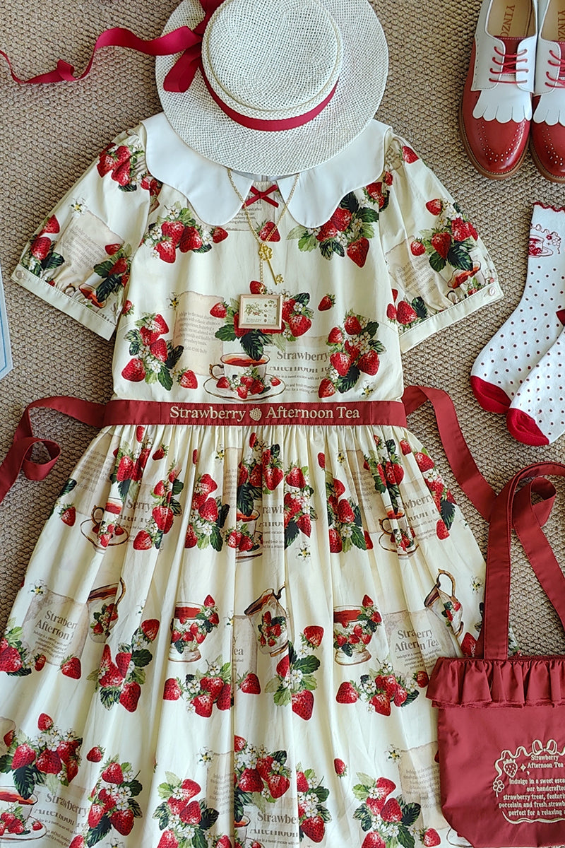 Strawberry Tea ワンピース・ジャンパースカート【with list】 – Epetice