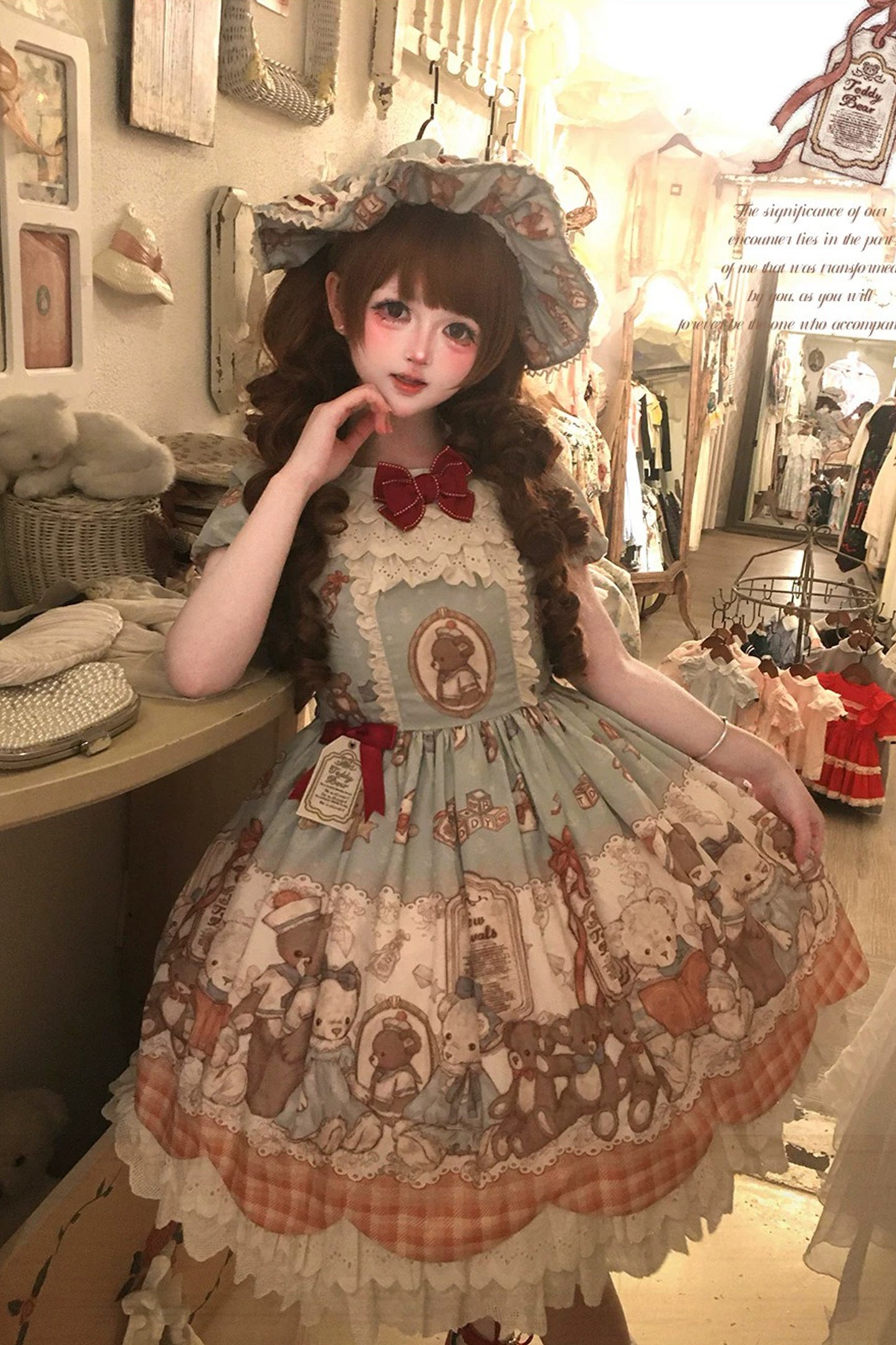 【受注予約~8/4】Teddy Bear Museum ワンピース【First Dream】