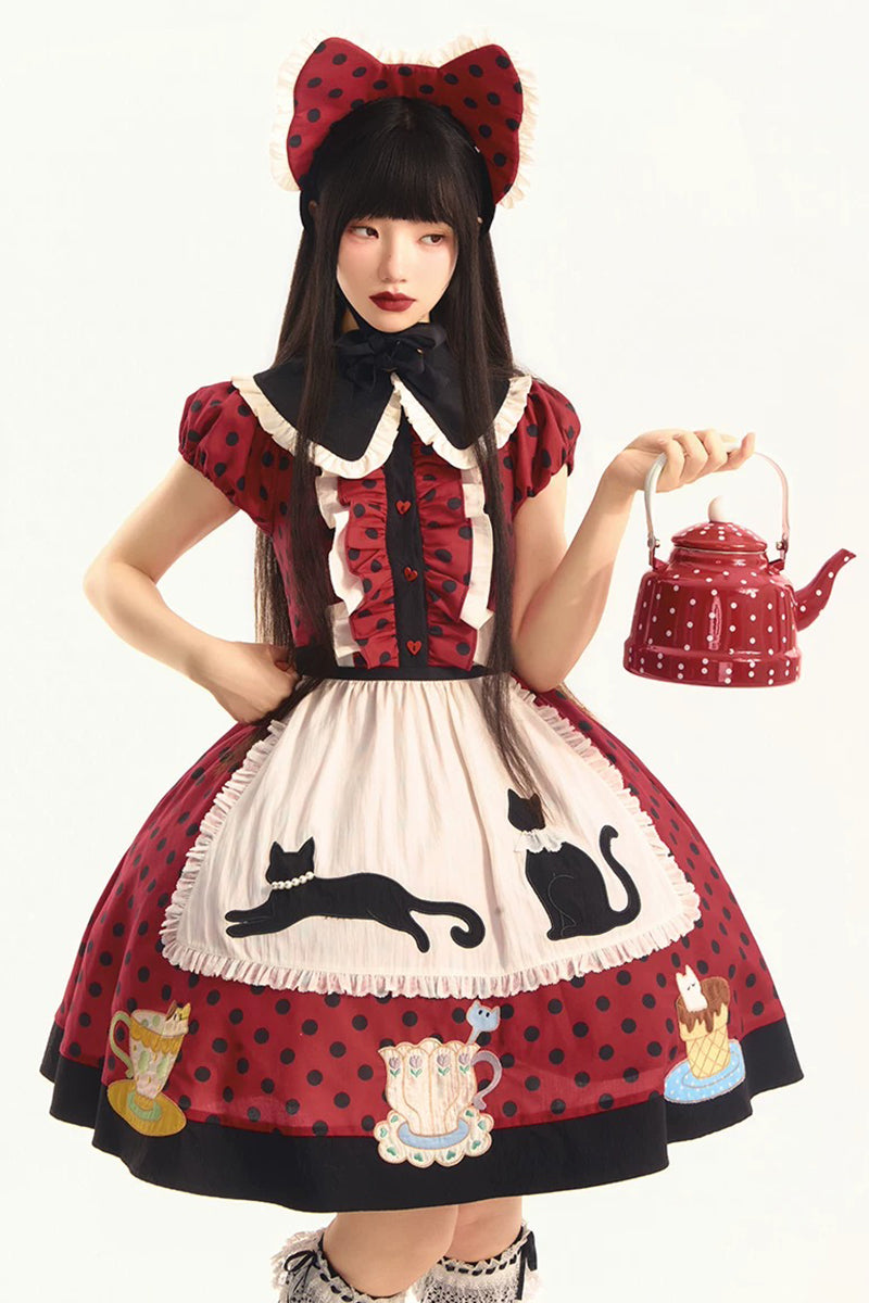 【受注予約~8/18】Teacup Kitty ワンピース・フルセット【包子猪】
