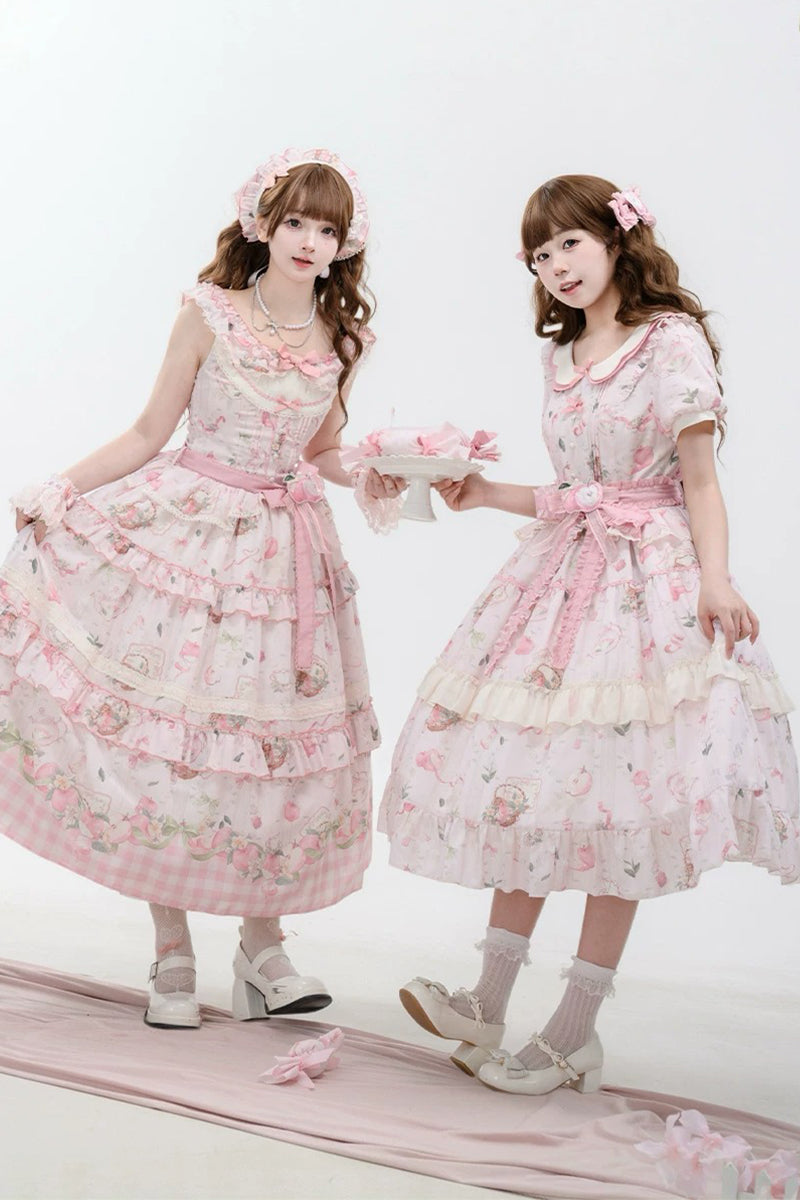 【受注予約~8/12】Apple Tea ワンピース【Urtto】
