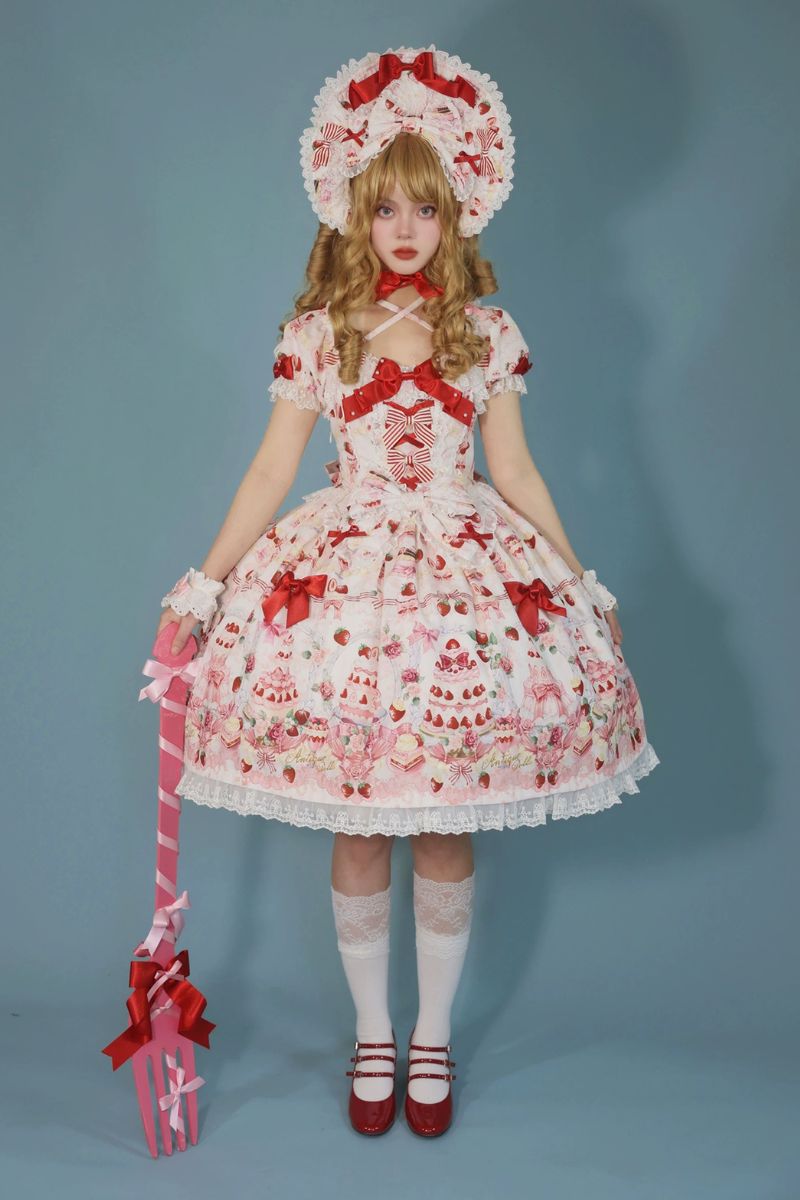 【受注予約~9/28】イチゴと花束 3.0 ワンピース・フルセット【Antique Doll】