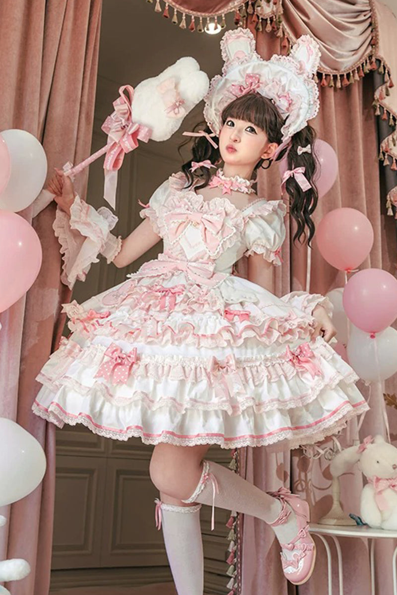 Bow Rabbit ワンピース【Melliflorpearl】