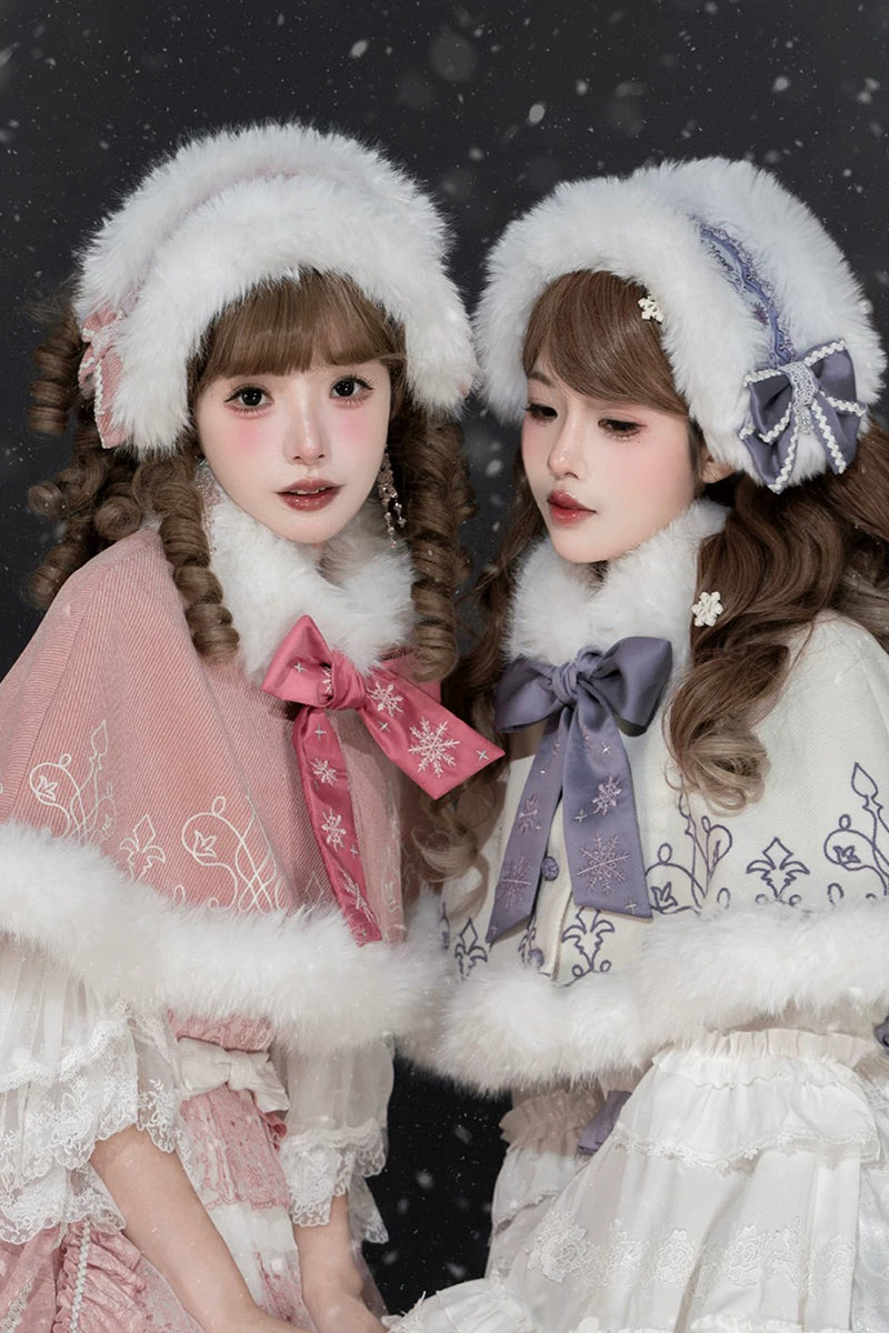 【受注予約~9/28】雪国の境界 ワンピース・ケープ・トップス【iris de nuit】
