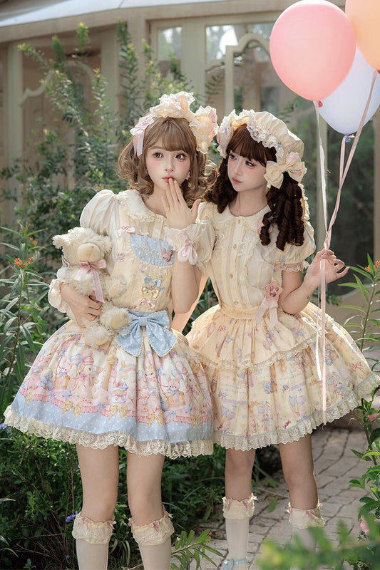 【受注予約~10/8】Gift Party ワンピース・ジャンパースカート・スカート・ブラウス【DreamWhale】