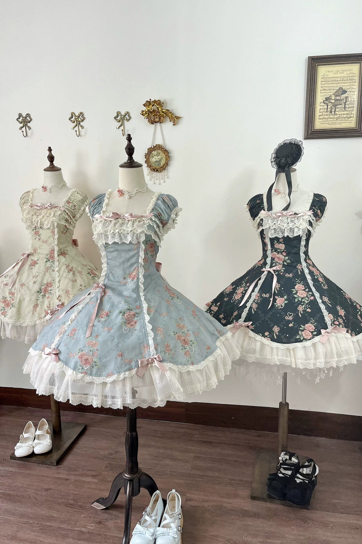 Pearls & Roses ワンピース【千木】
