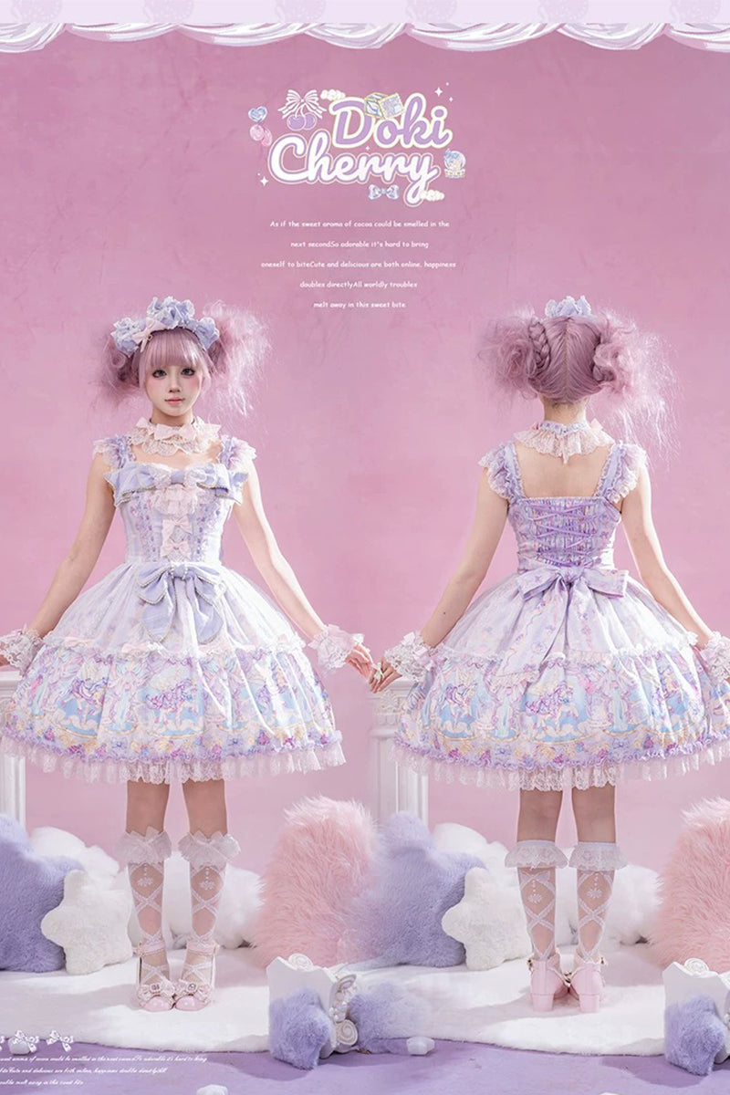 【受注予約~10/29】Paradise Carnival ワンピース・カチューシャセット【Doki Cherry】