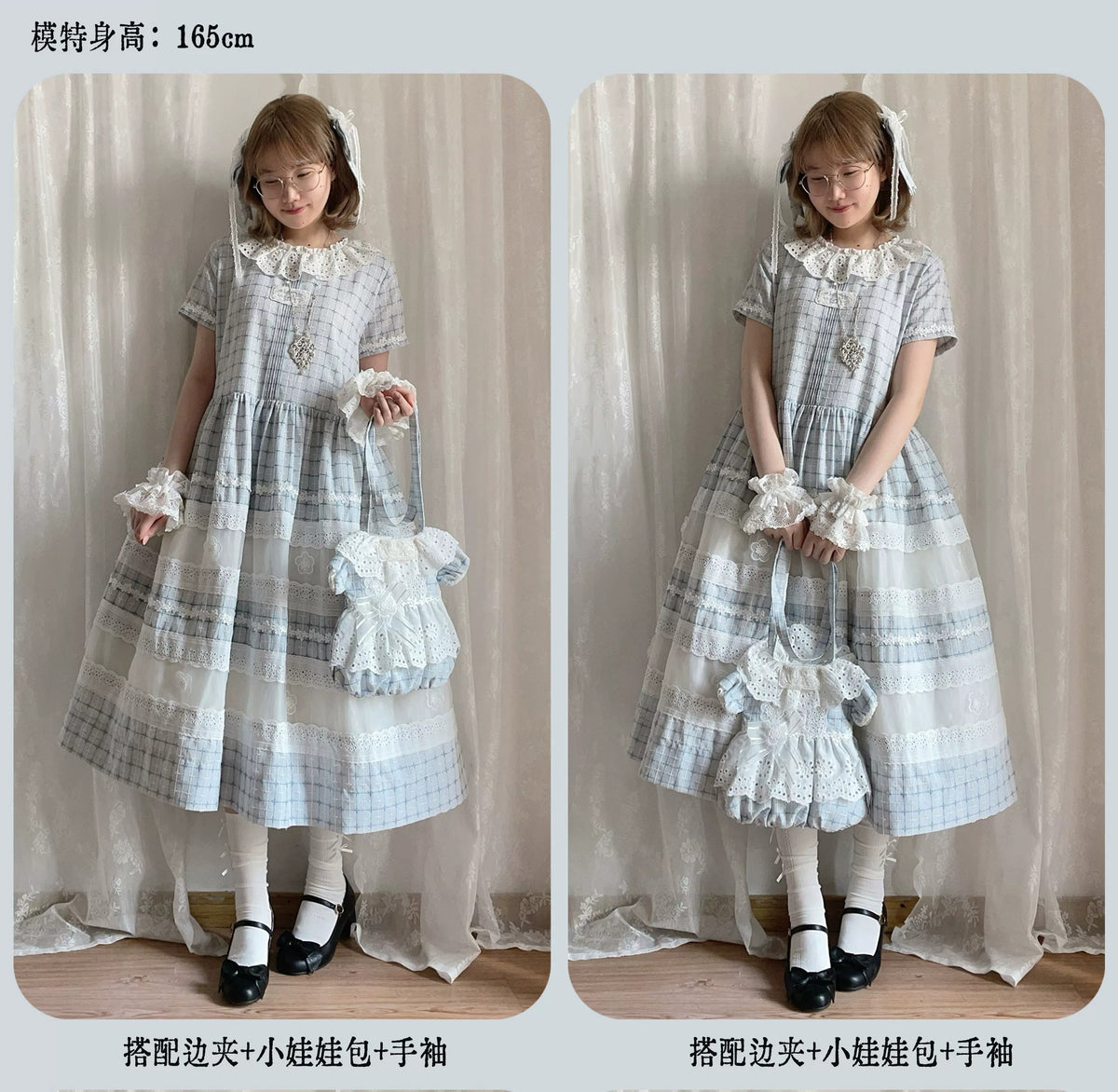 【受注予約~10/29】Aloating Daydream ワンピース・ジャンパースカート【Aurora Borealis】